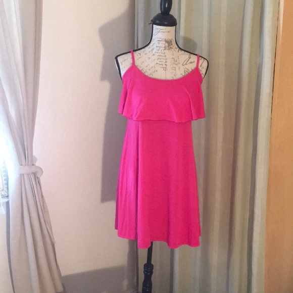 My Lil Bump Hot Pink Dress Sz Small - Picture 1 of 6